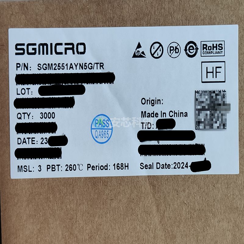 SGM2551AYN5G/TR/SGMICRO/圣邦微/电子元器件