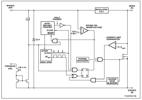 LN353/LN354 链路开关HF系列 增强型、节能、低功耗 离线开关IC