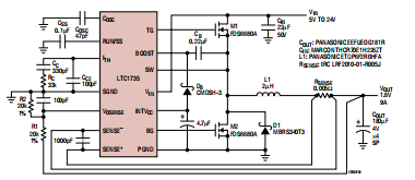 LTC1735 1735立方英尺 高效率 ,同步降压 ,开关调节器（一）